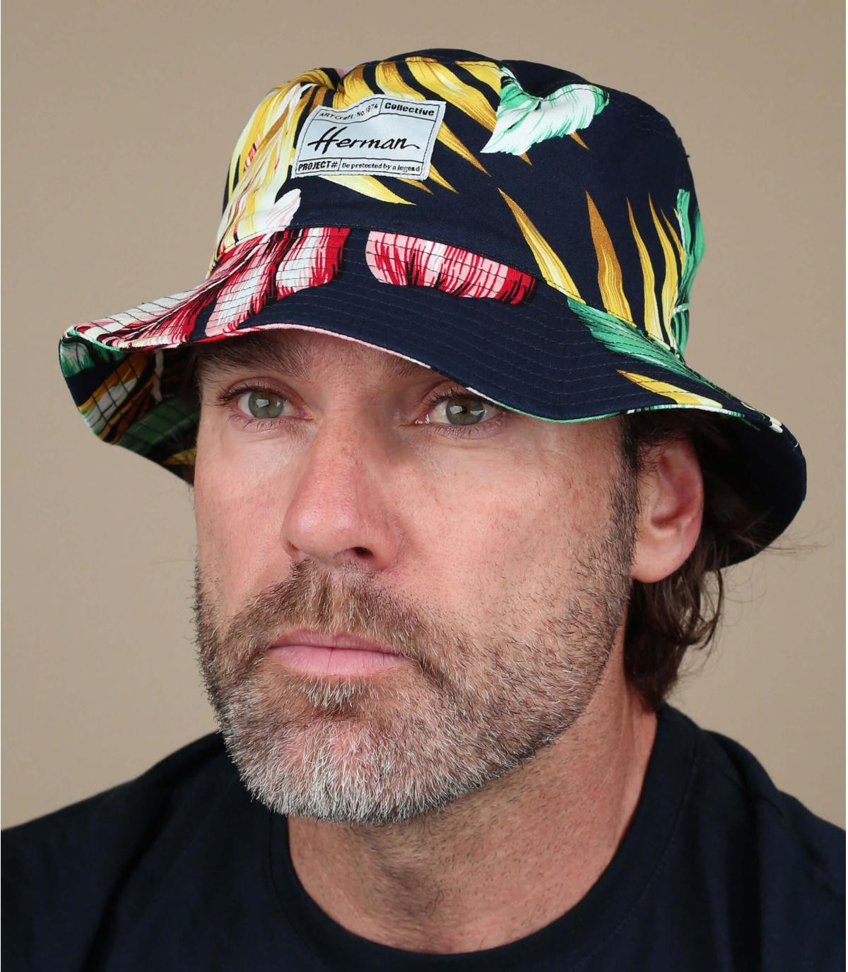 Floral print bucket hat 2025